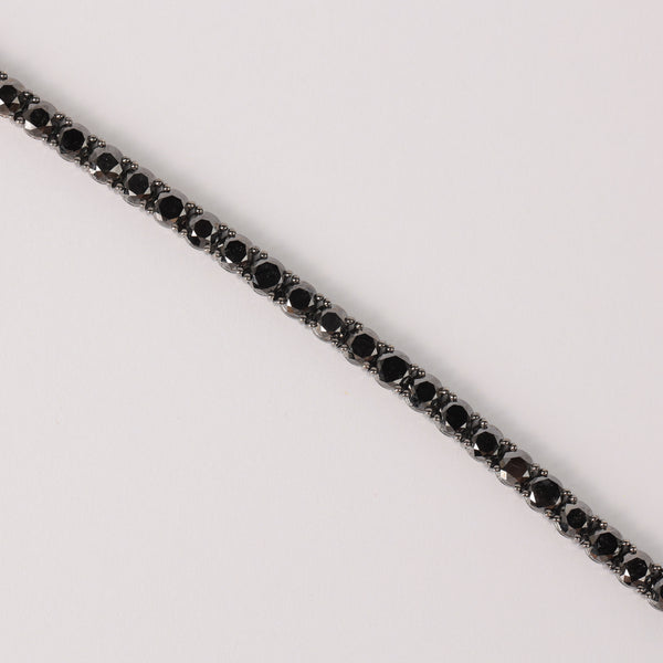 Black Diamond Tennis Bracelet