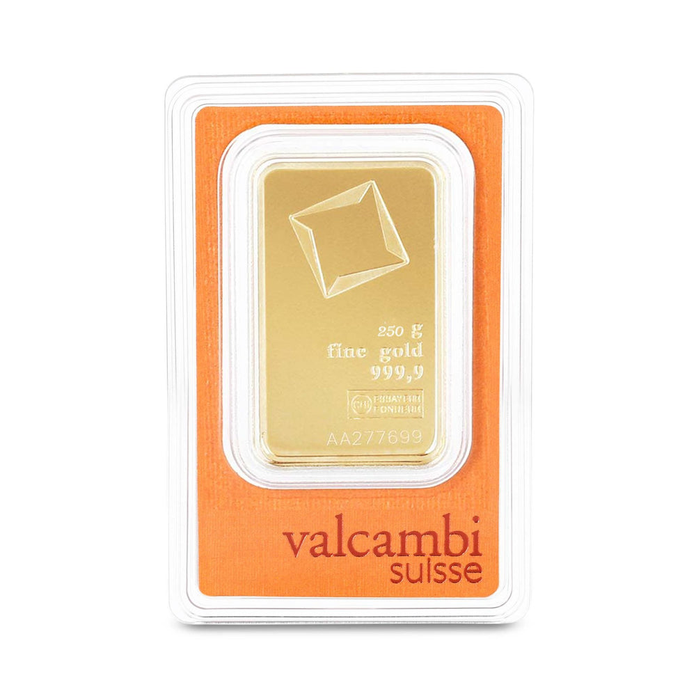 24K Valcambi 250g Gold Bar