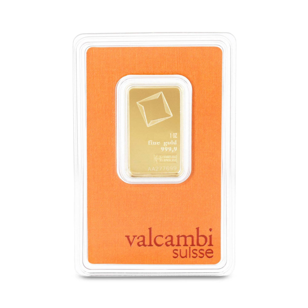 24K Valcambi 1 Oz Gold Bar