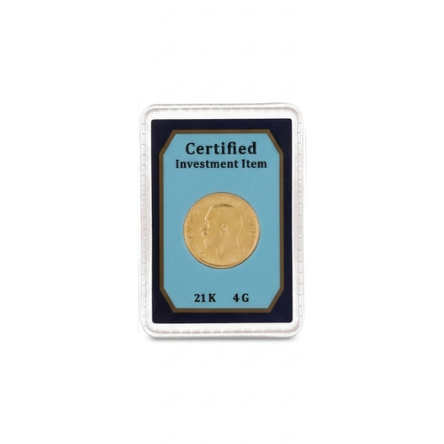 21K Half Gold Coin (4.00g)