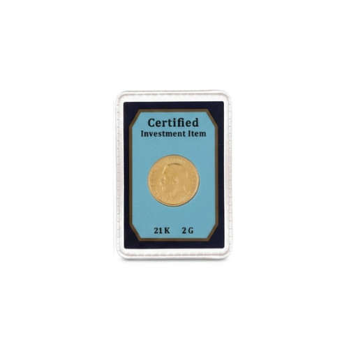 21K Quart Gold Coin (2.00g)