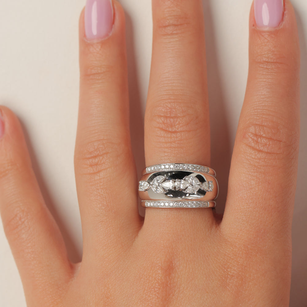 Vintage Cushion Diamond Ring