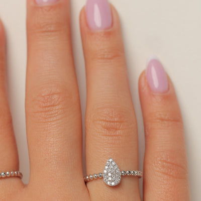 Everyday Pear Ring