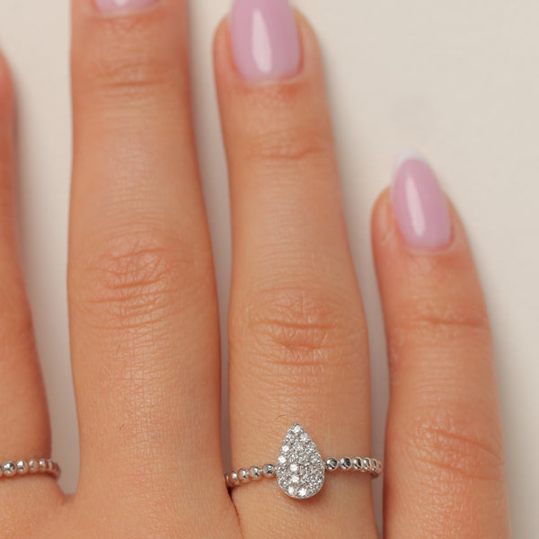 Everyday Pear Ring
