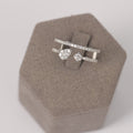 Two-Stone Oval & Round Double Band Ring