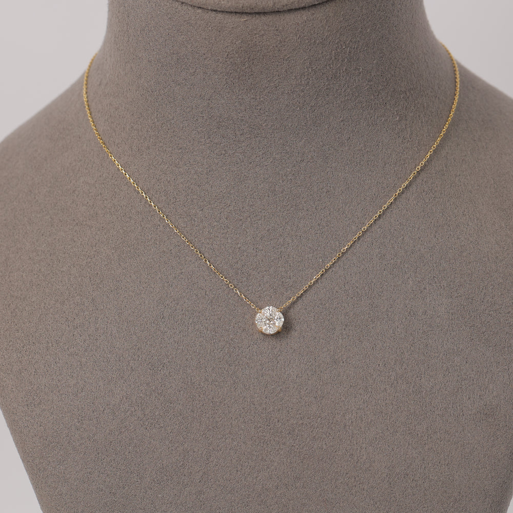 Illusion Diamond Necklace