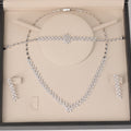 Diamond Leaf Bridal Set