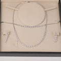 Three Diamond Cluster Necklace