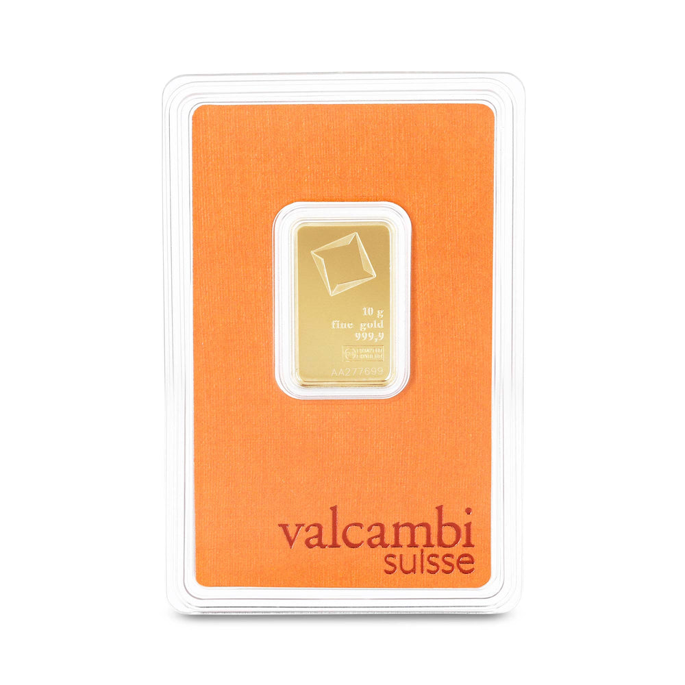 24K Valcambi 10g Gold Bar